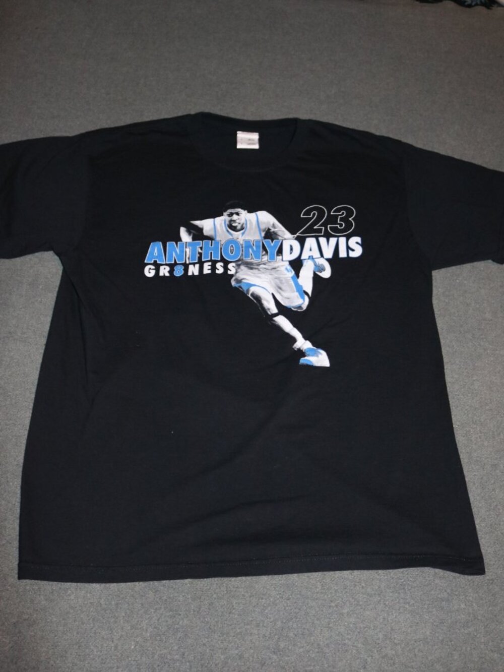 Anthony Davis T-shirt Mens Large Black Gr8ness UK Kentucky Basketball AD NBA